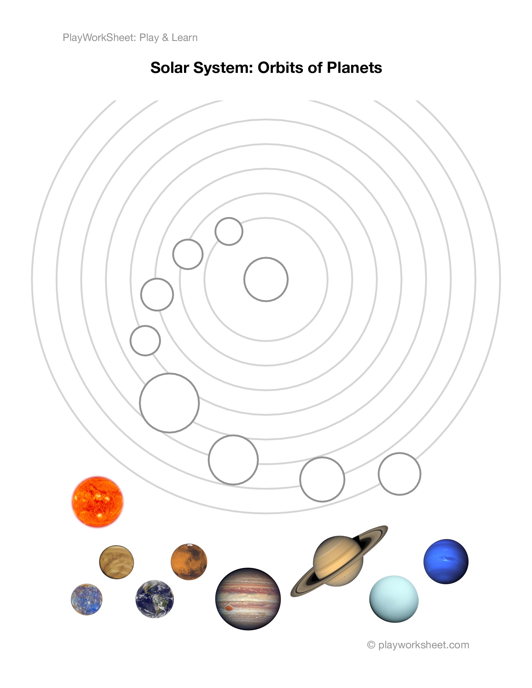 Printable Pictures Of Solar System Planets In Order Pdf Infoupdate