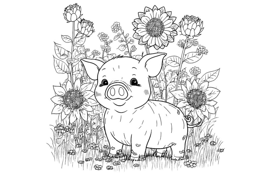 Printable Pig Pictures To Color And Print Infoupdate