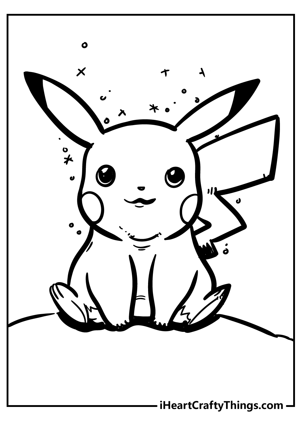 Printable Pikachu Coloring Pages Lights Crystal Printable Pikachu Coloring Pages Lights Crystal