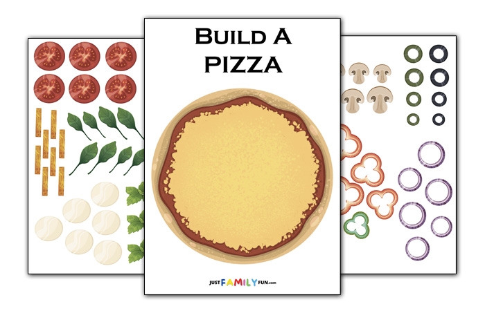 Printable Pizza Crust And Pizza Toppings Just Family Fun Printable Pizza Crust And Pizza Toppings Just Family Fun