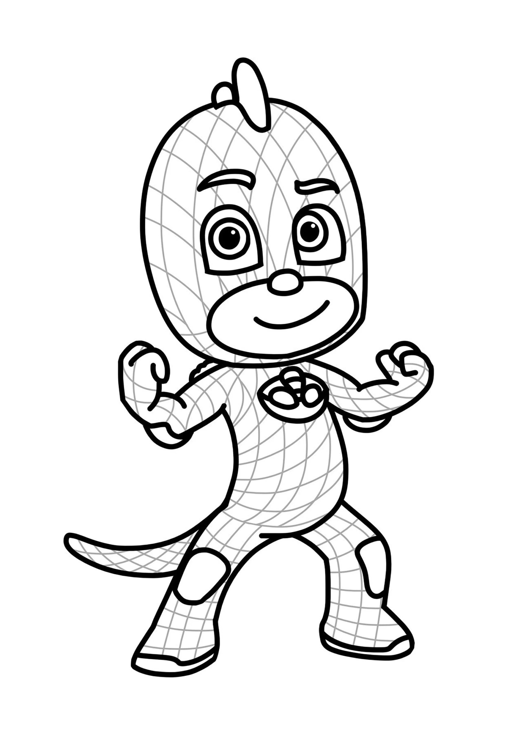 Printable Pj Mask Coloring Page