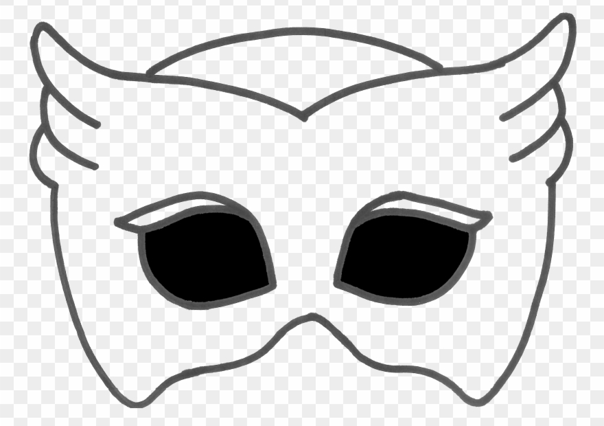 Printable Pj Masks Mask Clipart 273495 PinClipart
