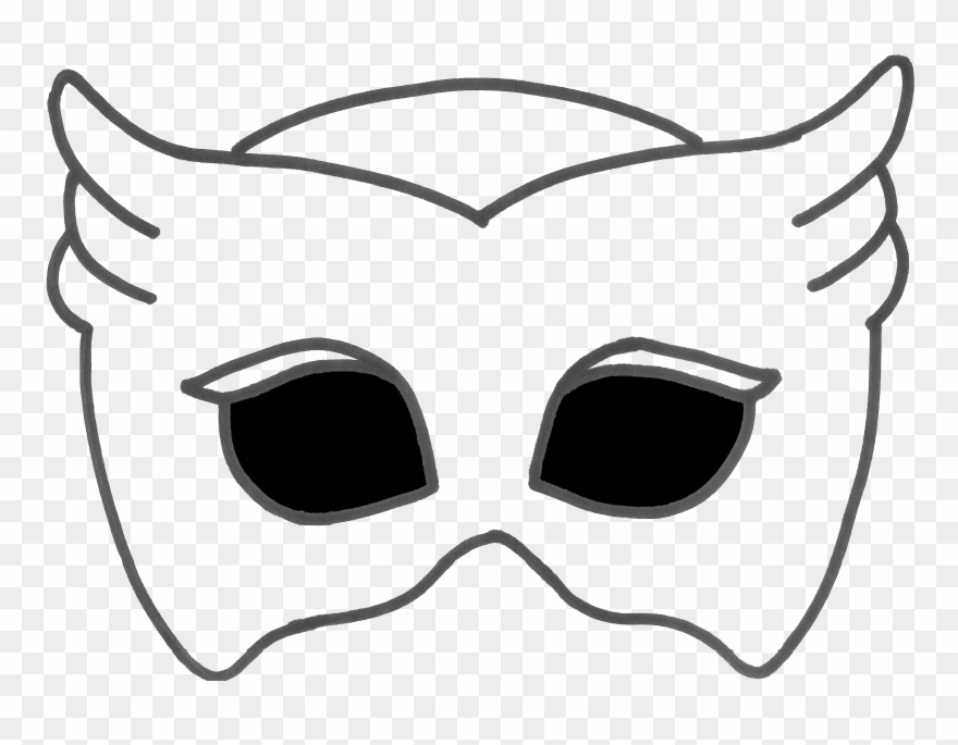 Printable Pj Masks Mask Clipart 273495 PinClipart
