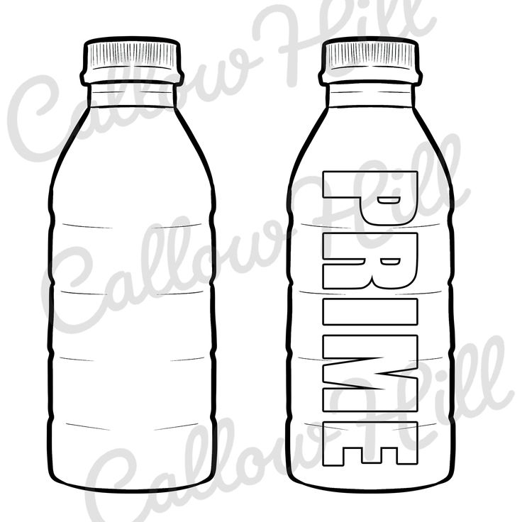 Printable Prime Hydrate Bottle Instant Download Kids Colouring Pages Printable Prime Hydrate Bottle Instant Download Kids Colouring Pages