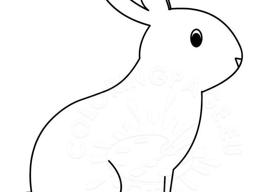 Printable Rabbit Coloring Pages For Kids Coloring Page