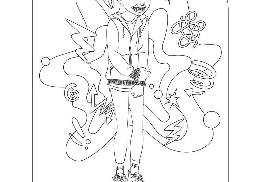 Printable Riley Inside Out 2 Coloring Page Free Download And Print