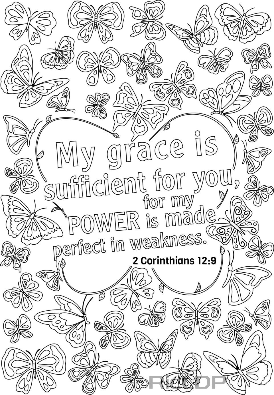 Printable Scripture Coloring Pages Wickedgoodcause