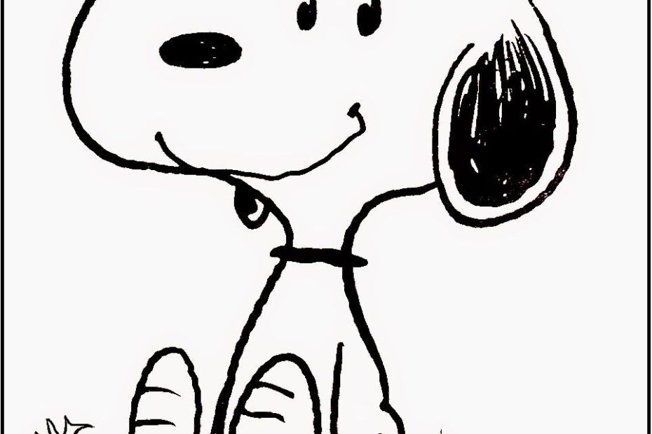 Printable Snoopy Coloring Pages Team Coloring
