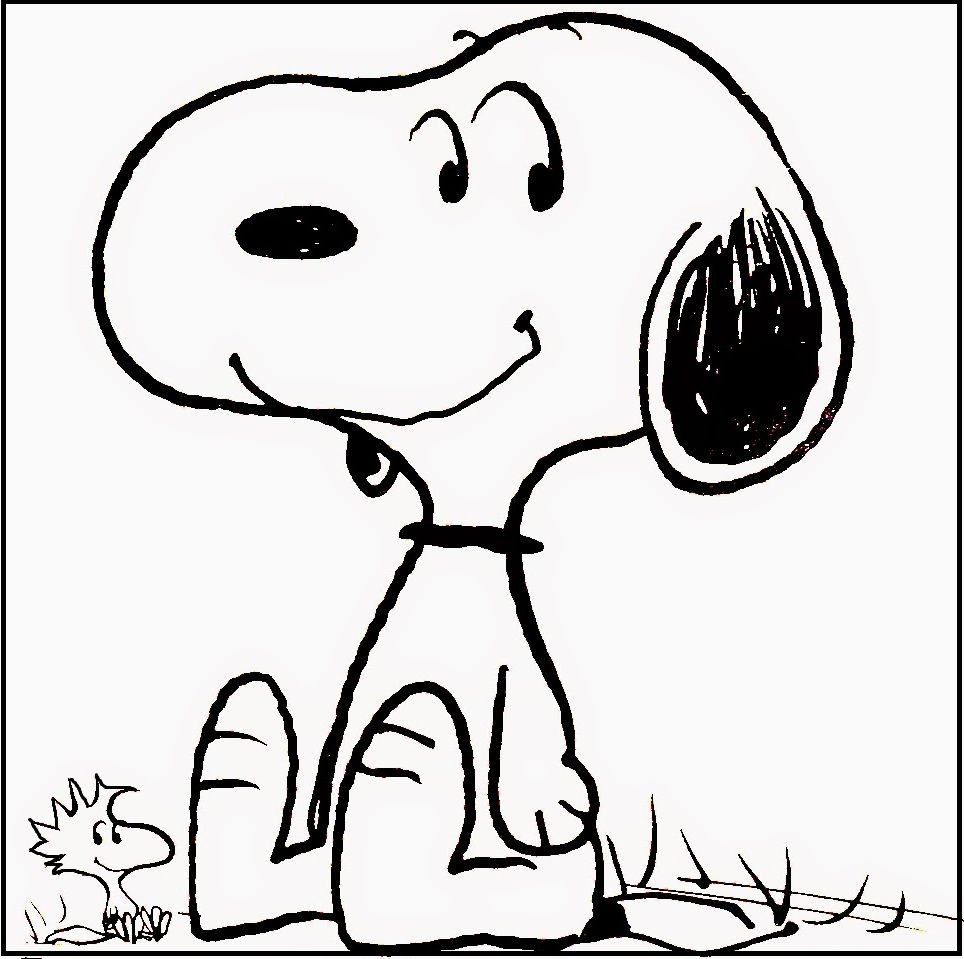 Printable Snoopy Coloring Pages Team Coloring