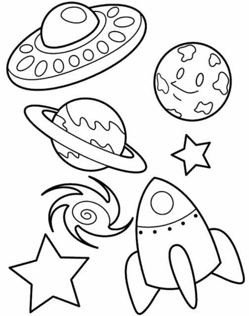 Printable Solar System Coloring Sheets For Kids 