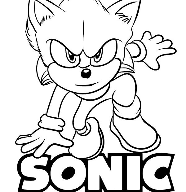 Printable Sonic The Hedgehog Coloring Pages Coloring Book