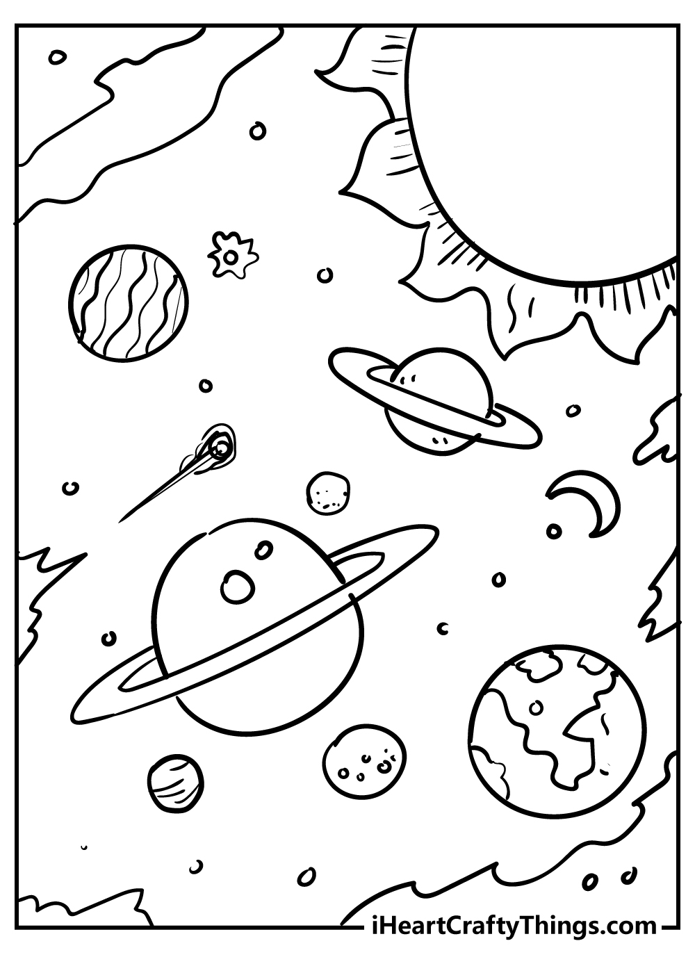 free space coloring pages printable free space coloring pages printable