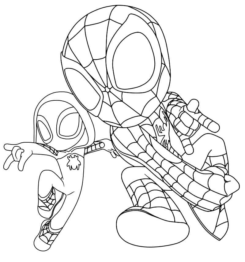 Printable Spidey And His Amazing Friends Coloring Page Free Printable Printable Spidey And His Amazing Friends Coloring Page Free Printable