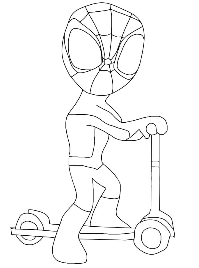 spidey coloring pages free printable