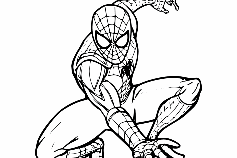Printable Spidey Coloring Page Free Printable Coloring Pages