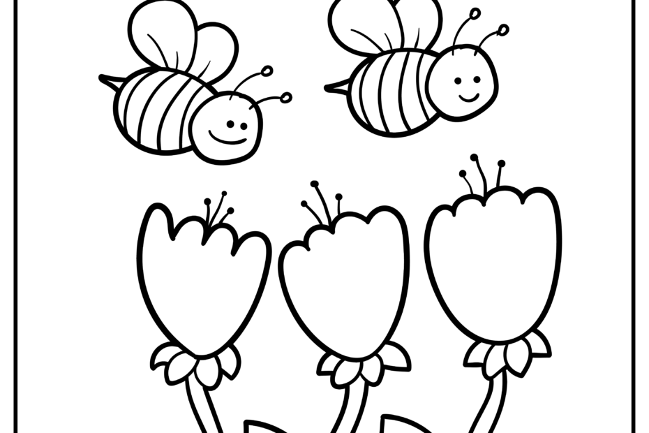 Printable Spring Coloring Page Updated 2023 Coloring Home