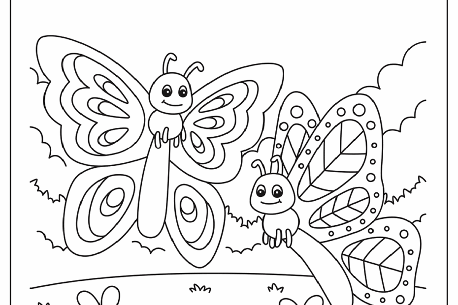Printable Spring Coloring Pages Free Printable Coloring Pages