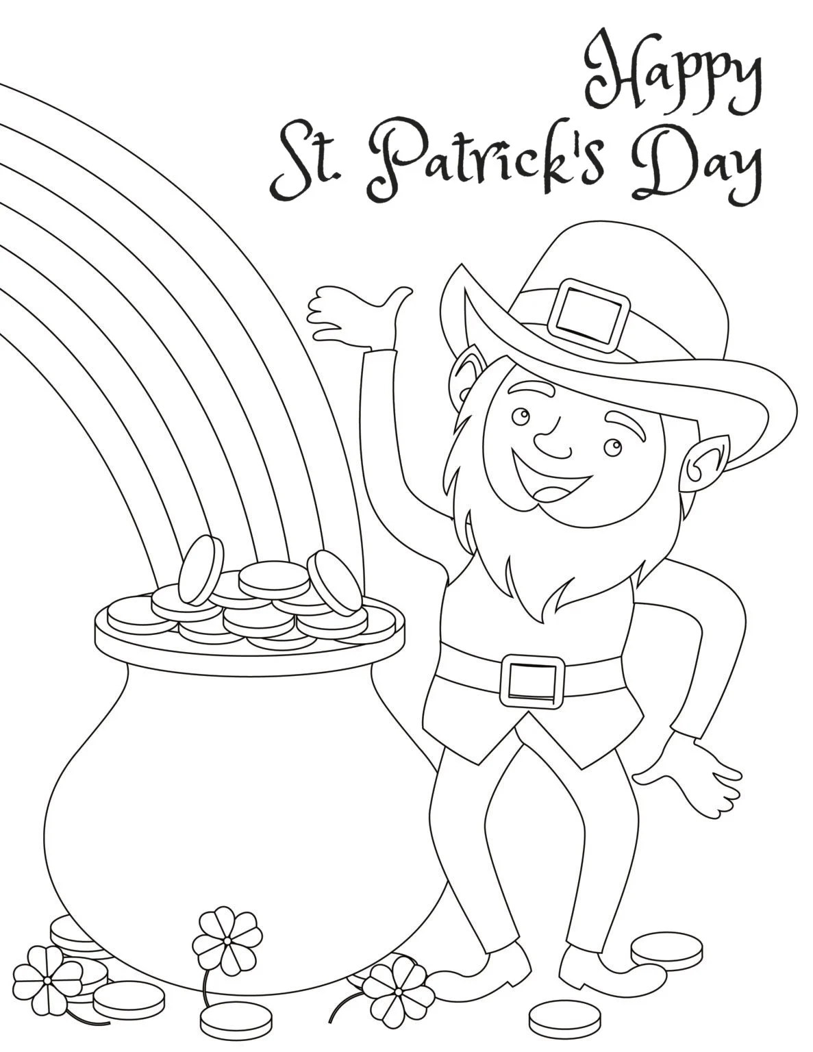 Printable St Patrick 39 s Day Coloring Pages