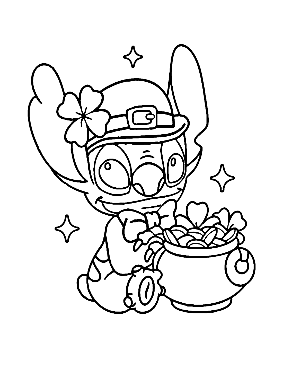 Printable Stitch And Angel Coloring Pages Coloring Page Free 
