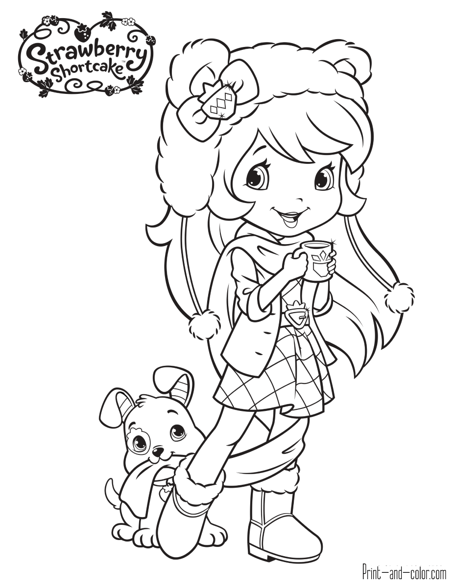 strawberry shortcake printable pdf