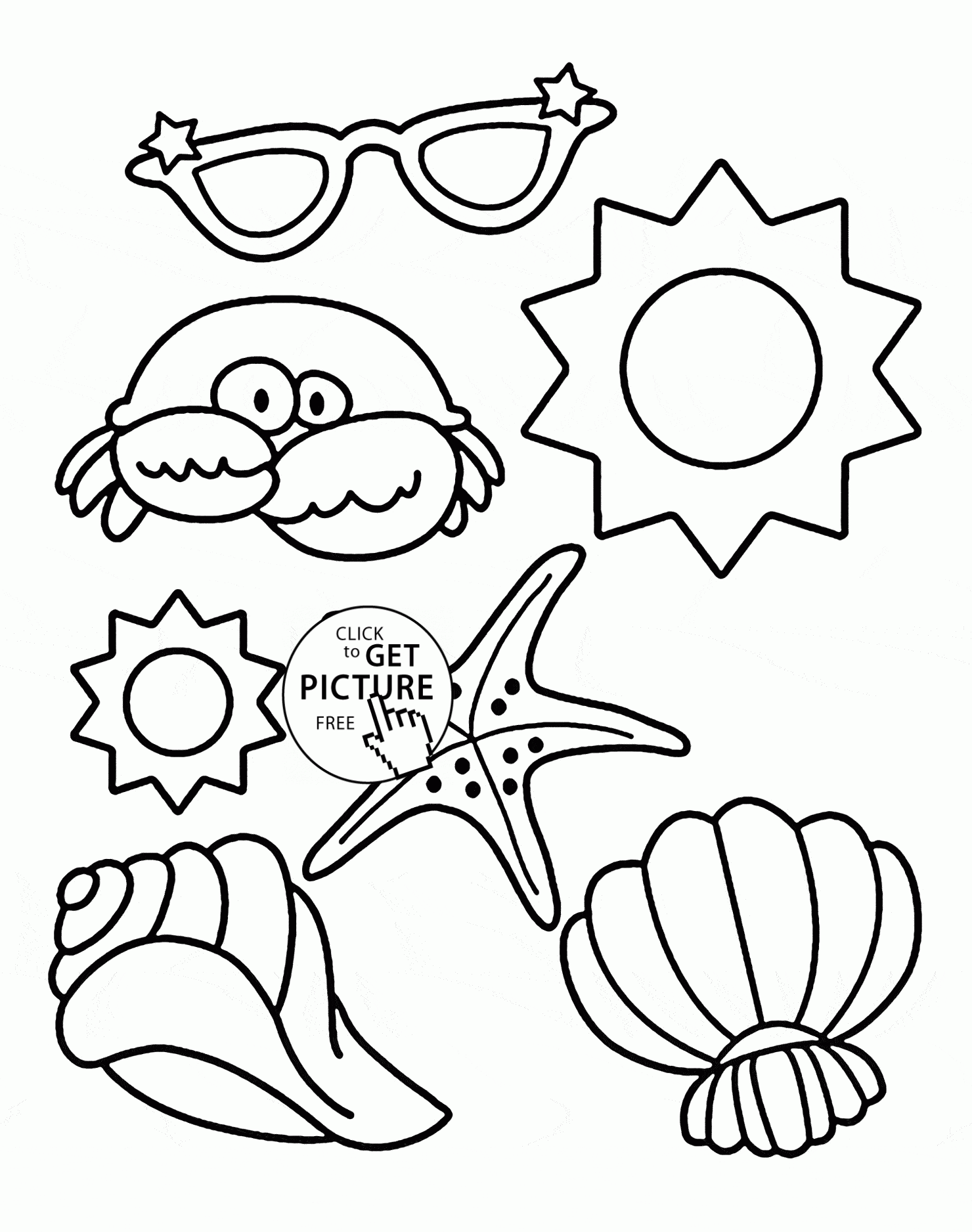 summer colouring sheets free printable