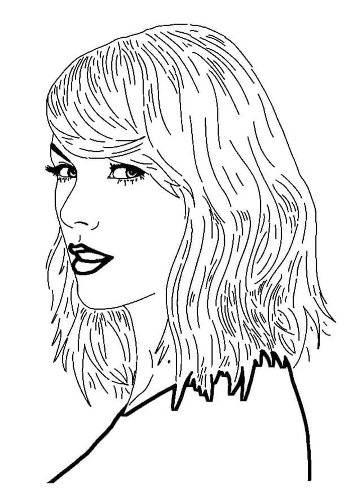 free printable coloring pages of Taylor Swift free printable coloring pages of Taylor Swift