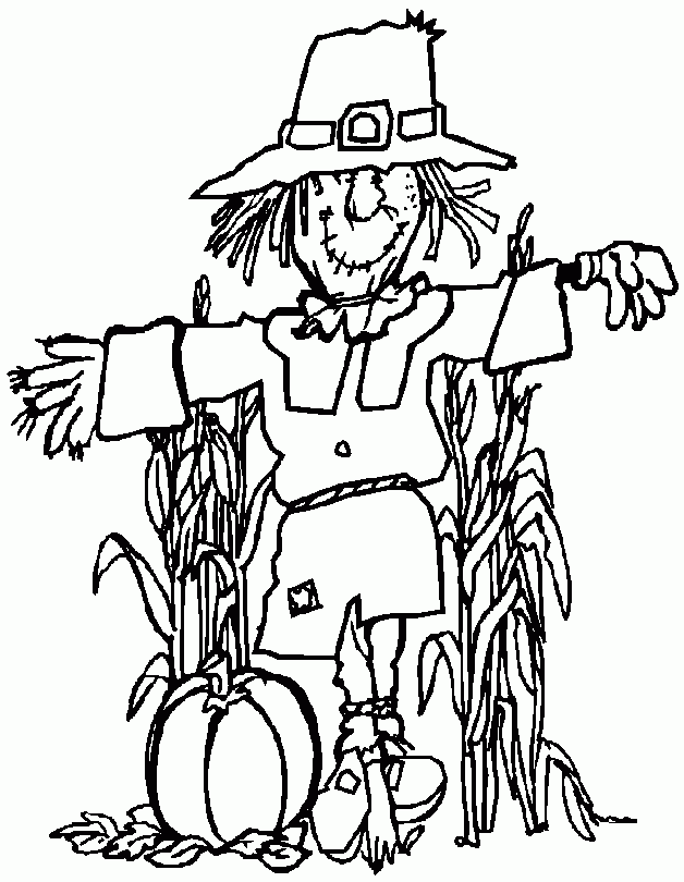 Printable Thanksgiving Coloring Pages 011