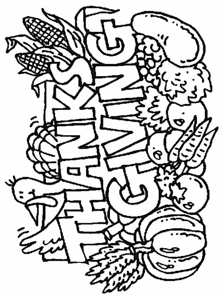 Printable Thanksgiving Coloring Pages Realistic Coloring Pages
