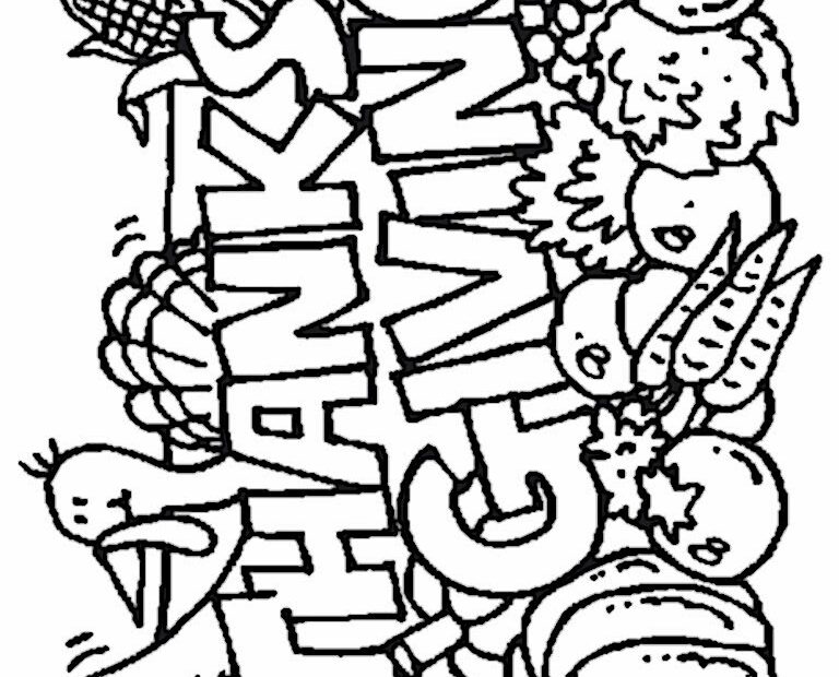 Printable Thanksgiving Coloring Pages Realistic Coloring Pages