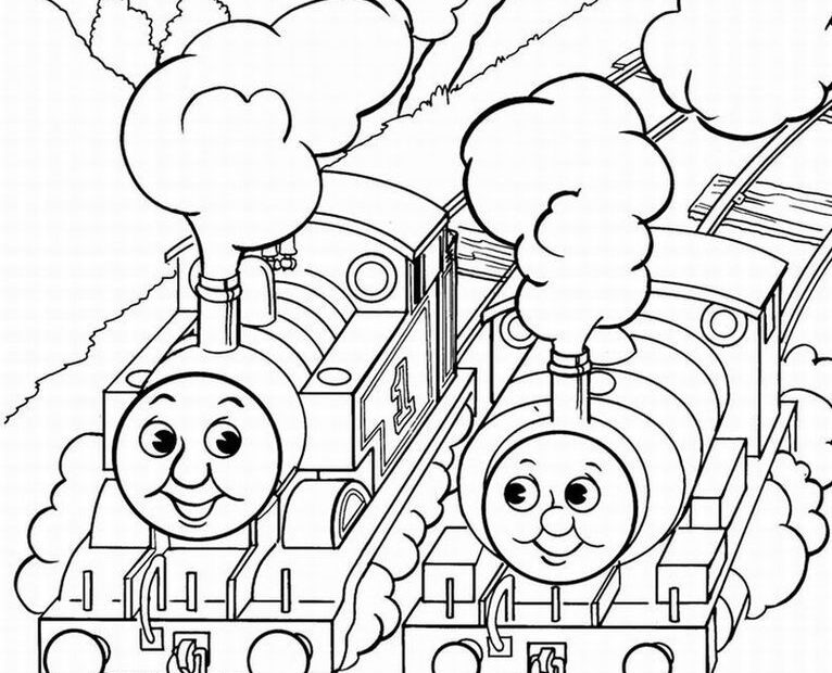 Printable Thomas The Train Coloring Pages Coloring Home