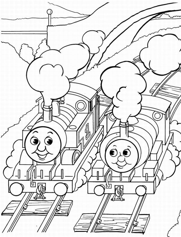 Printable Thomas The Train Coloring Pages Coloring Home