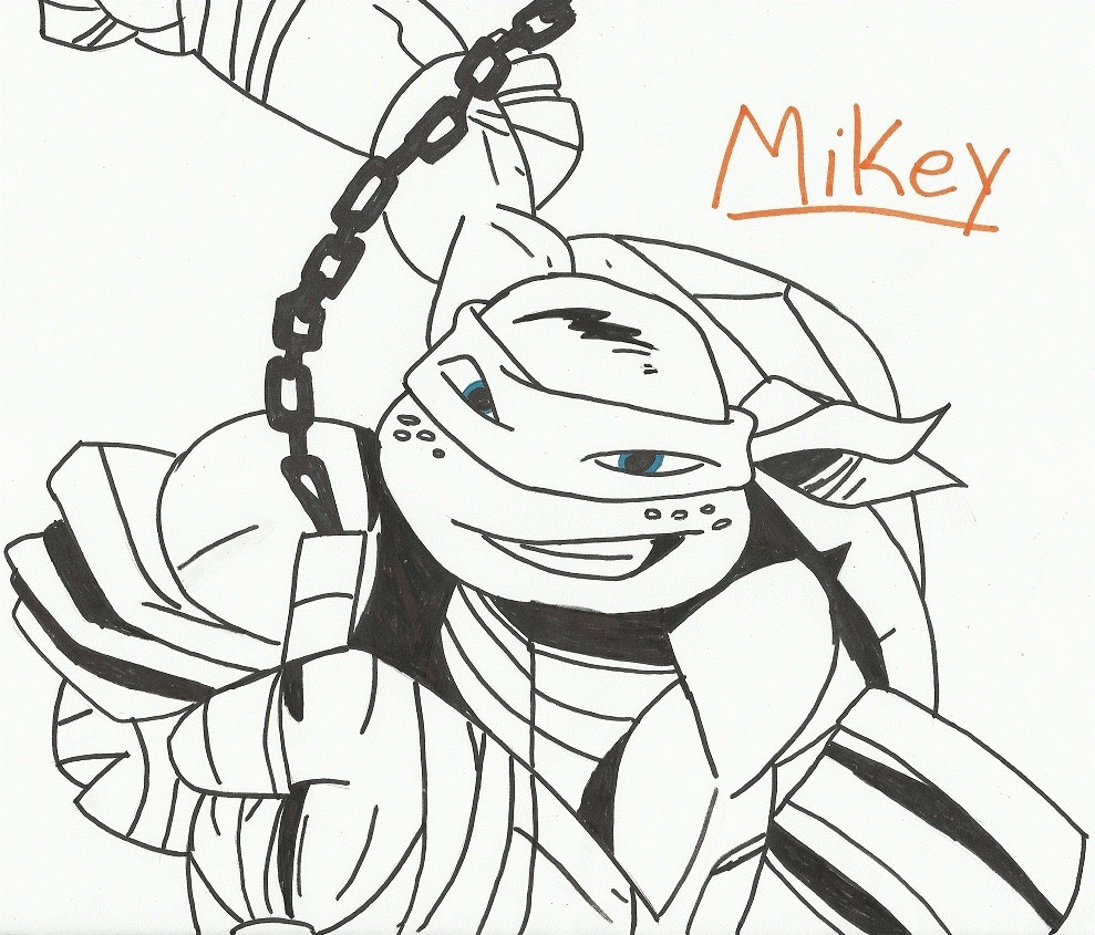 Tmnt coloring sheets printable