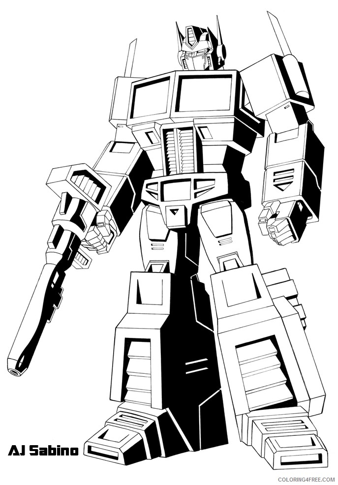 transformer free printable coloring pages