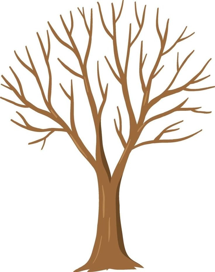 free printable tree without leaves