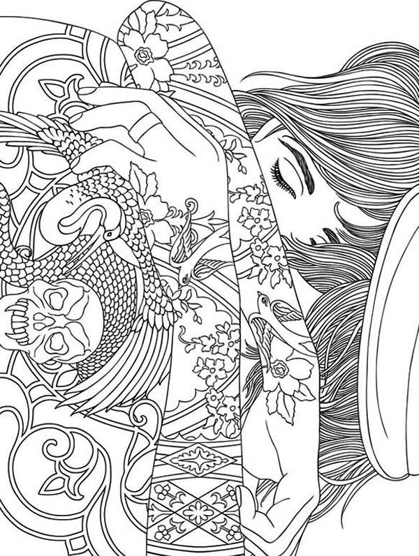 Printable Trippy Coloring Pages Coloring Home