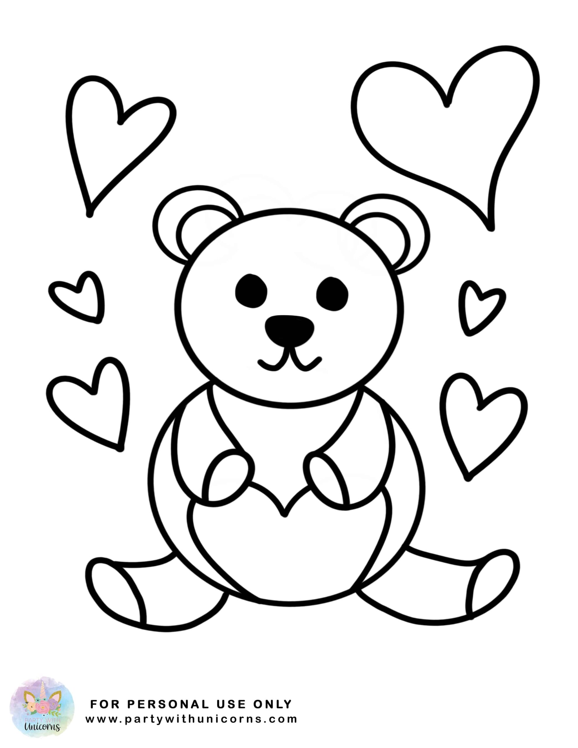 Printable Valentines Coloring Sheets Dev onallcylinders