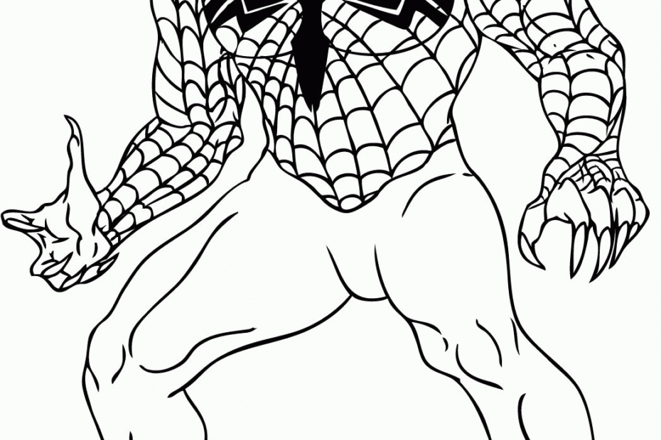 Printable Venom Coloring Pages Coloring Home