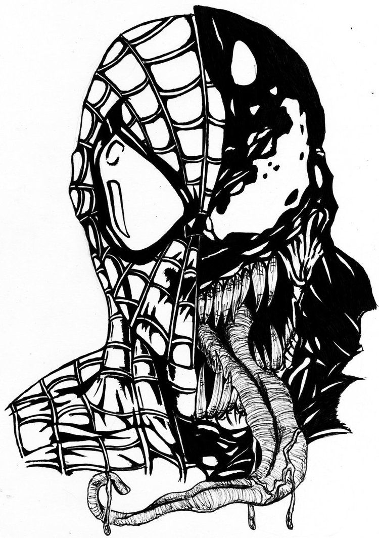 venom coloring pages for adults