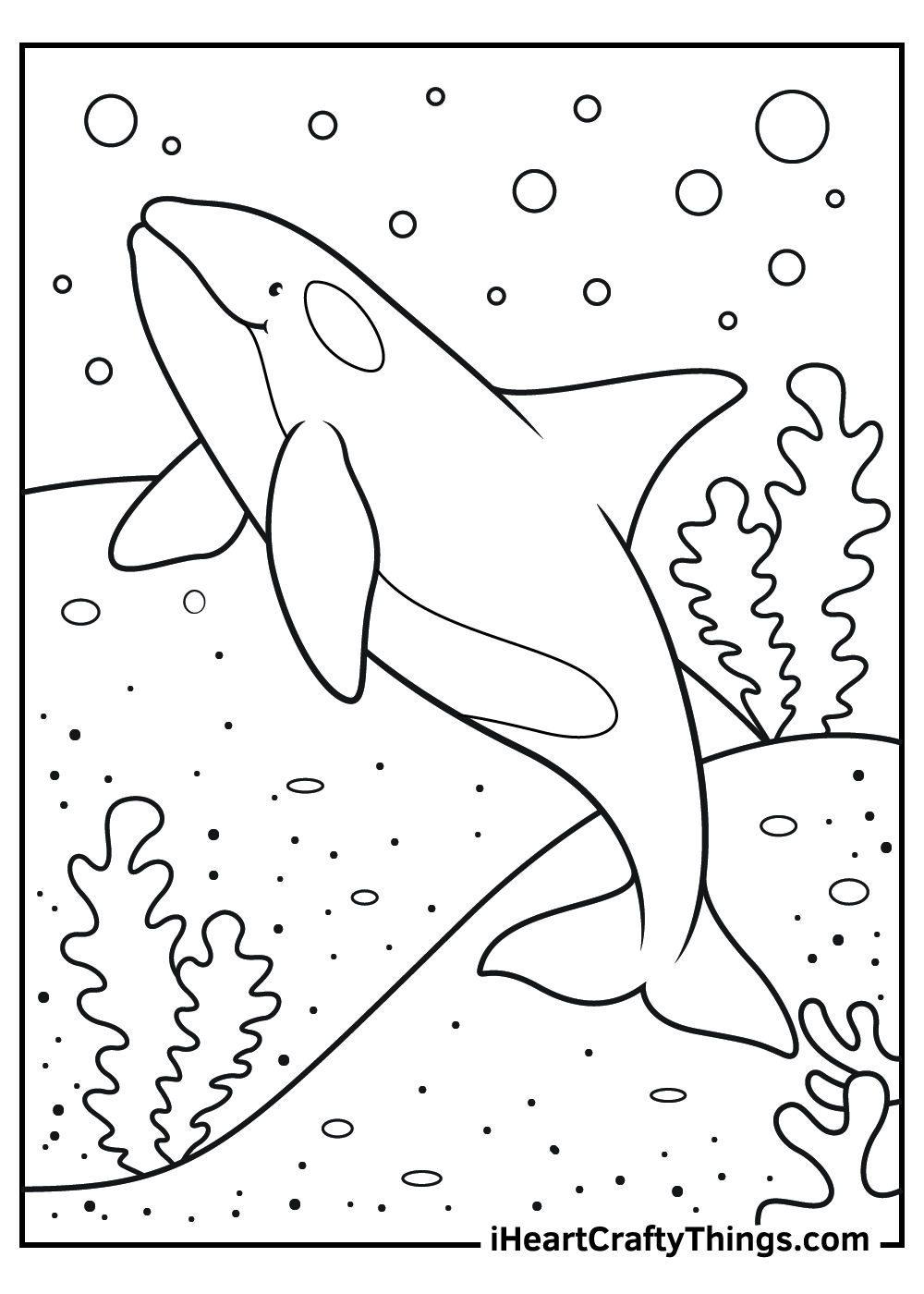 Printable Whale Coloring Pages