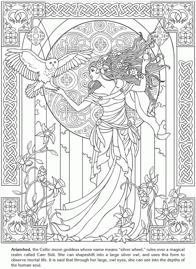 Printable Wiccan Coloring Pages Coloring Home Printable Wiccan Coloring Pages Coloring Home