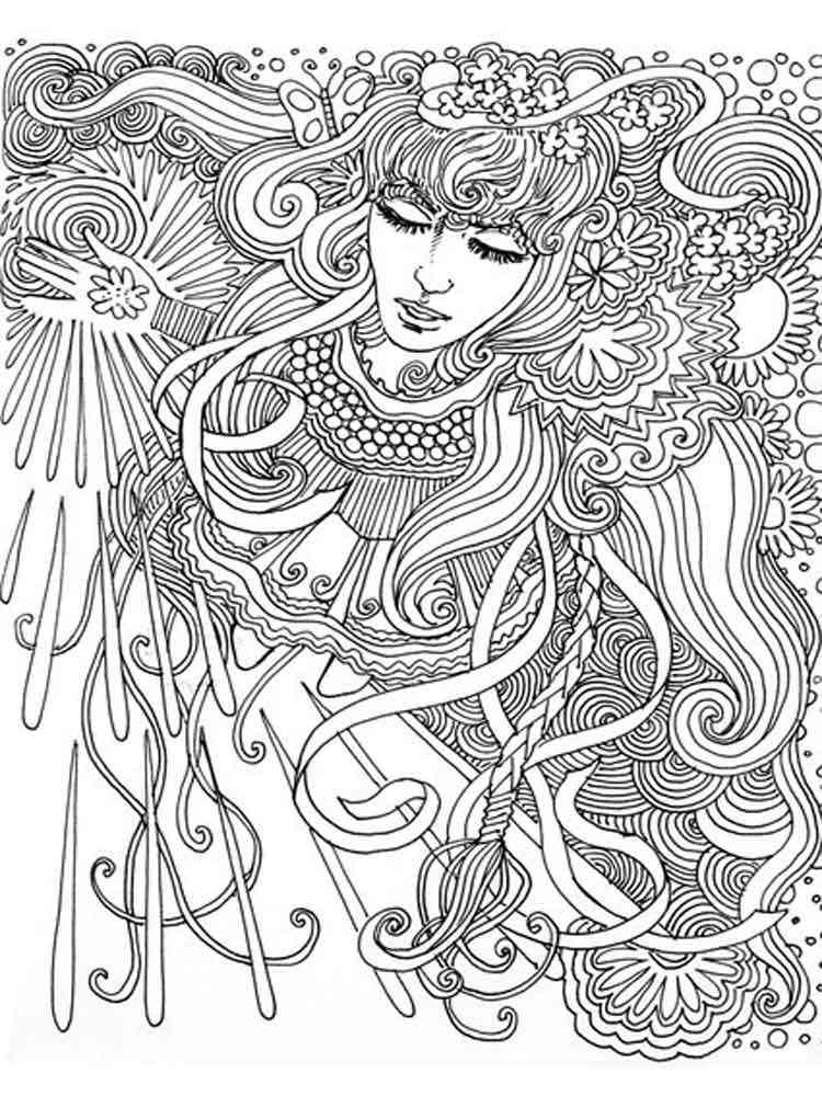 Psychedelic Coloring Pages For Adults