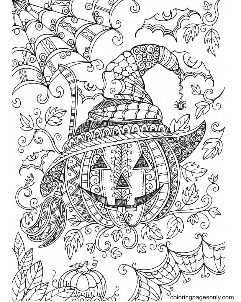 Pumpkin Halloween Mandala Printable Coloring Page Free Printable Pumpkin Halloween Mandala Printable Coloring Page Free Printable