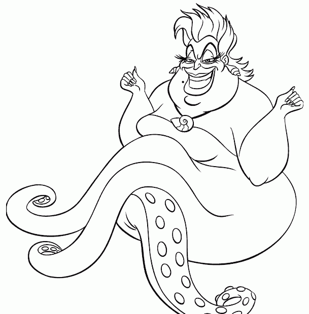 Punk Little Mermaid Coloring Pages Coloring Pages