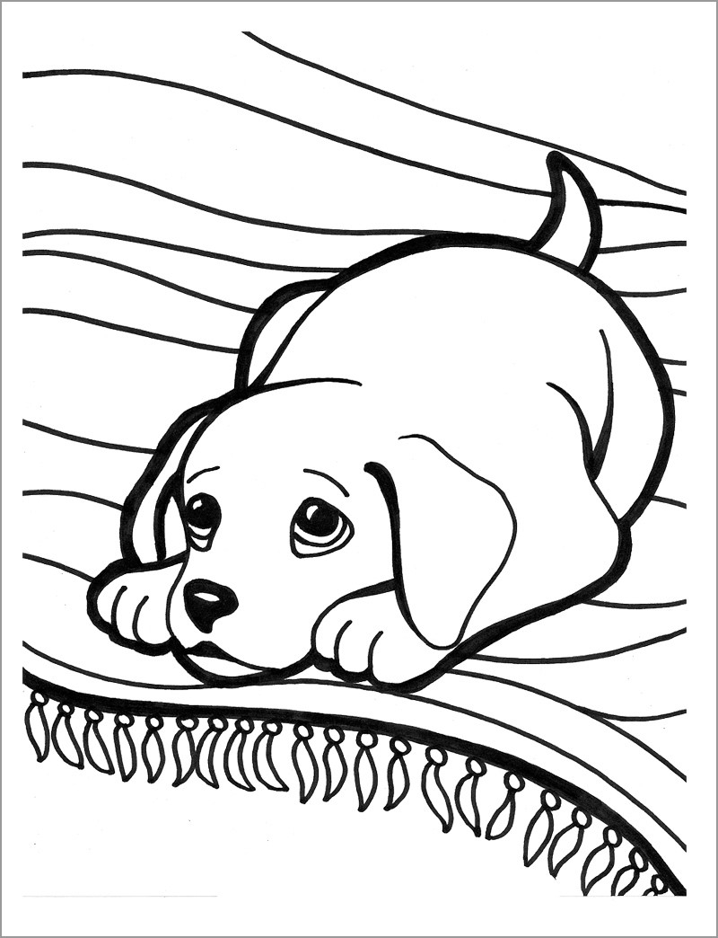 Puppies Coloring Pages ColoringBay Puppies Coloring Pages ColoringBay