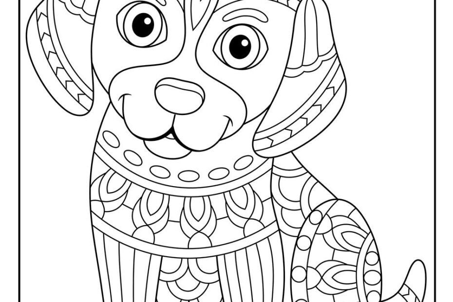 Puppy Dog Animal Adult Coloring Page Woo Jr Kids Activities