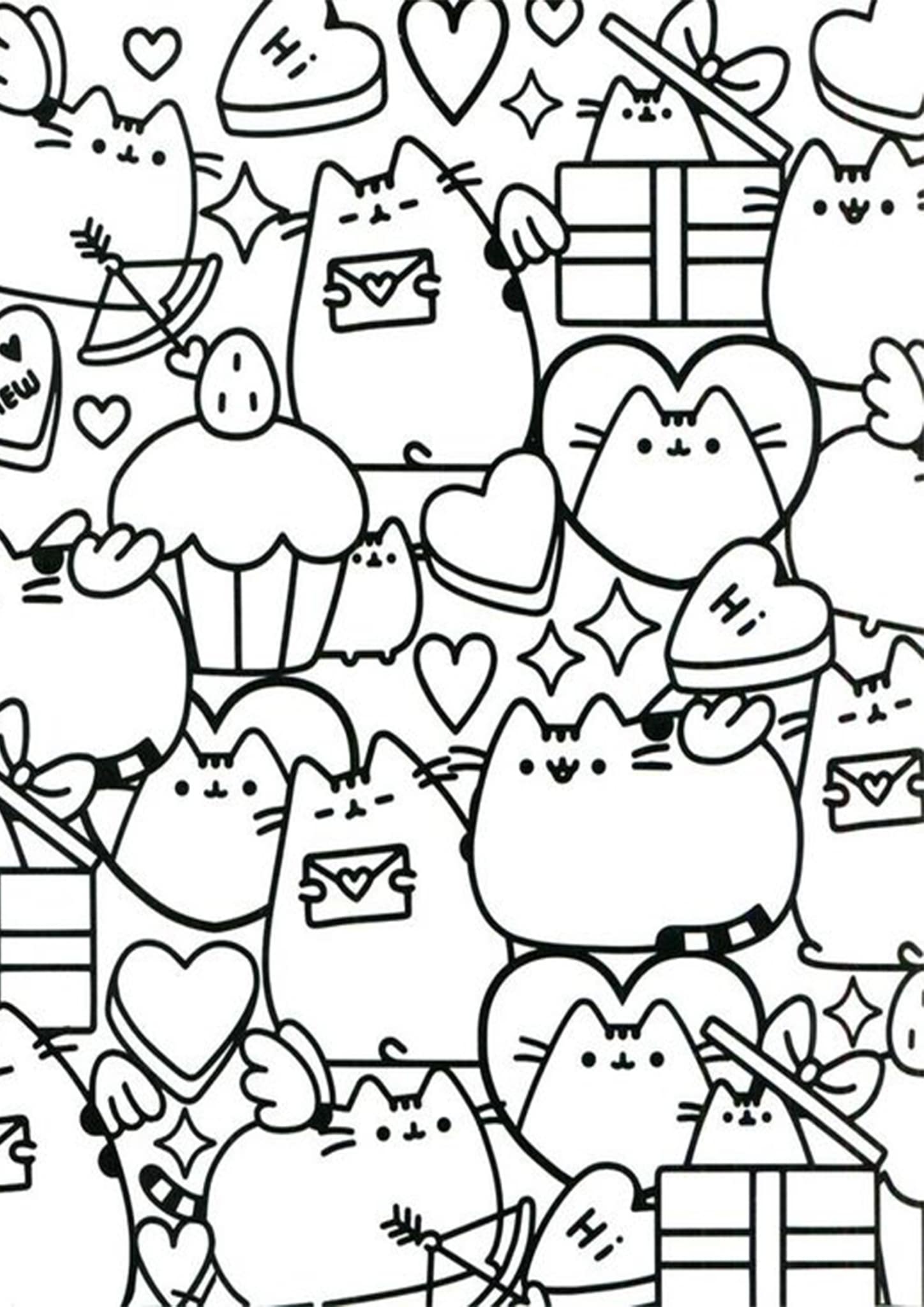 free printable Pusheen free printable Pusheen
