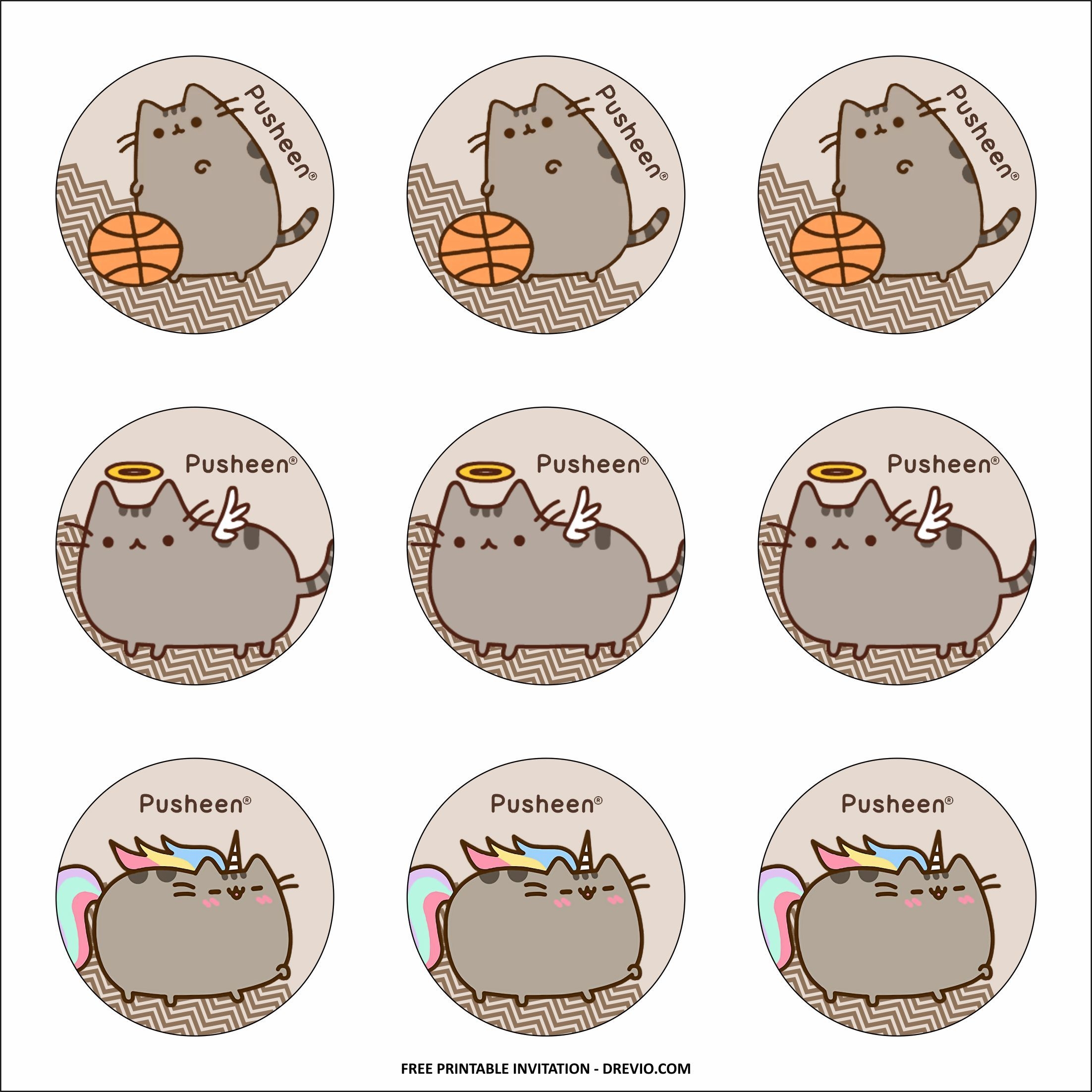 Pusheen Printables Printable Templates Pusheen Printables Printable Templates