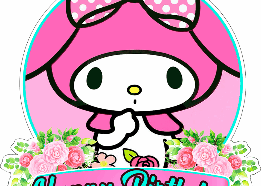quot My Melody Printable Ideas quot Caketopper click Melody Hello Kitty