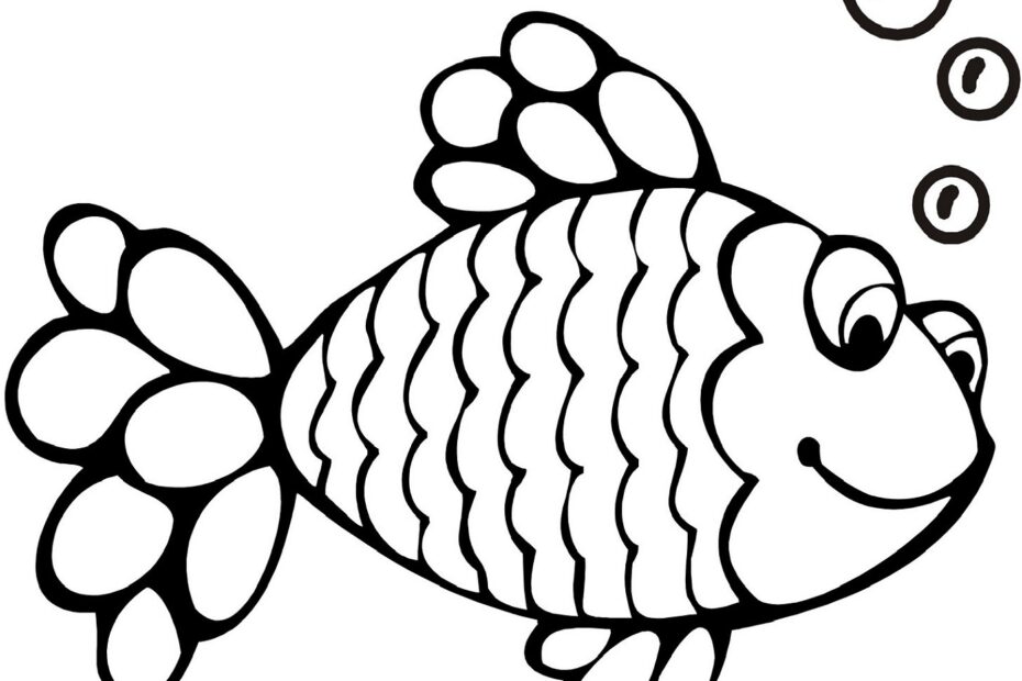 Rainbow Fish Coloring Printable Educative Printable