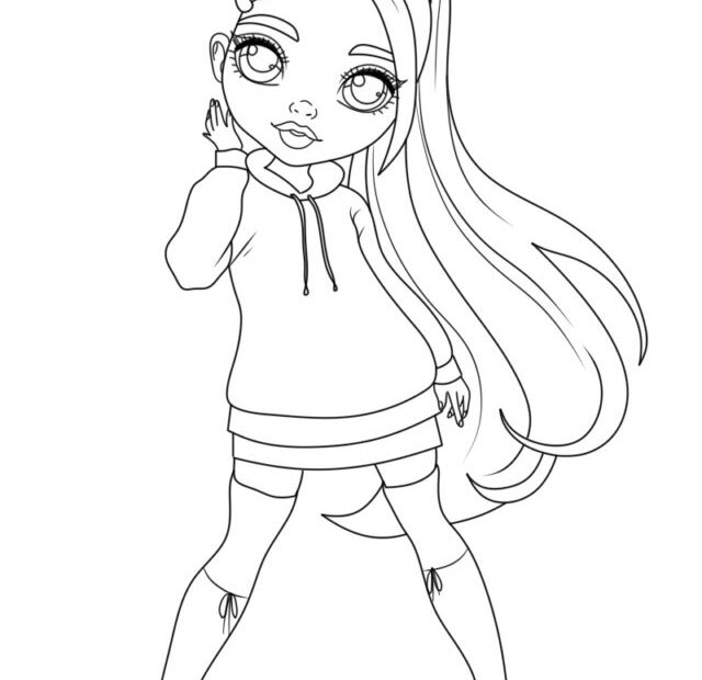 Rainbow High Coloring Pages Free Printable Rainbow High 40 OFF